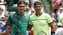 Roger Federer a Rafael Nadal.