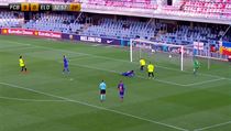 Jeden z gólů v sítí Eldense na hřišti Barcelony B. | na serveru Lidovky.cz | aktuální zprávy