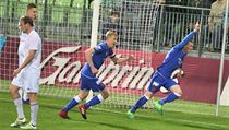 Utkání 23. kola první fotbalové ligy: MFK Karviná - Slavia Praha. Radost Slavie... | na serveru Lidovky.cz | aktuální zprávy