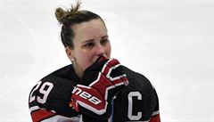 MS v hokeji en: Kanadská kapitánka Marie-Philip Poulinová po finálové poráce...