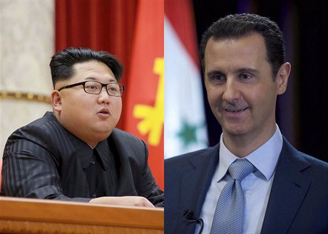 Lídi KLDR a Sýrie, Kim ong-un a Baár Asad