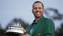 Španěl Sergio Garcia ze Španělska v zeleném saku pro vítěze Masters. | na serveru Lidovky.cz | aktuální zprávy
