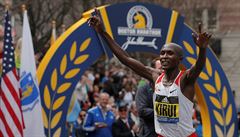 Kean Geoffrey Kirui, vítz bostonského maratonu 2017.