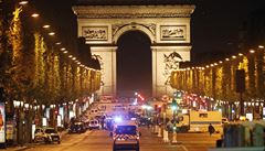 Champs-Élysées po útoku.