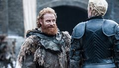 Sedmá ada seriálu Hra o trny: Tormund (Kristofer Hivju) a Brienne z Tarthu...