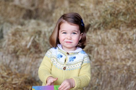 Princezna Charlotte na fotografii zveejnné den ped jejími narozeninami.