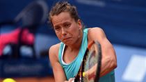 Tenisov turnaj en Prague Open, 2. kolo. Barbora Strcov z R v utkn se...
