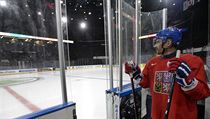 Tomáš Plekanec přichází na trénink, ke kterému čeští hokejoví reprezentanti... | na serveru Lidovky.cz | aktuální zprávy