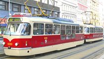 Vizualizace nov podoby prask tramvaje typu T3 s nzkopodlan stedn st.