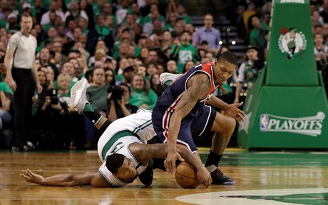 NBA: Playoffs-Washington Wizards proti Boston Celtics.