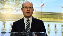 Bohuslav Sobotka na tiskové konferenci. | na serveru Lidovky.cz | aktuální zprávy