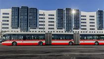 Dopravní podnik v Praze testoval tříčlánkový autobus značky Van Hool několik... | na serveru Lidovky.cz | aktuální zprávy