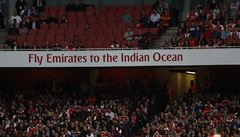 Arsenal vs. Sunderland: na Emirates Stadium urit vyprodáno nebylo.