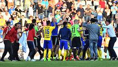 Finále eského fotbalového poháru - MOL Cupu: SFC Opava - FC Fastav Zlín....