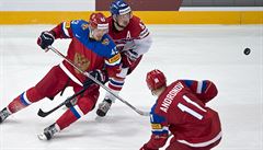 MS v hokeji 2017, Rusko vs. esko: Valerij Niukin, Jan Ková a Sergej...
