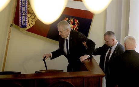 Prezident Milo Zeman na návtv Jihomoravského kraje.