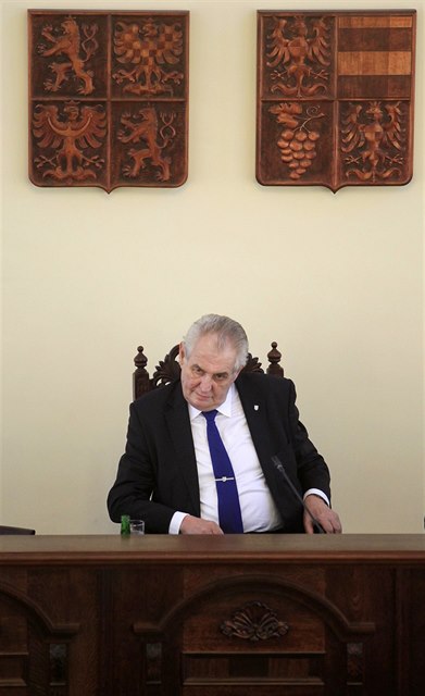 Prezident Milo Zeman na návtv Jihomoravského kraje.