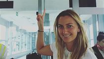 Petra Kvitová na letišti v Praze. | na serveru Lidovky.cz | aktuální zprávy