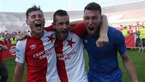 30. kolo prvn fotbalov ligy - Slavia vs. Brno: radost hr domcch.