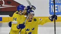 Švédsko - Finsko, semifinále MS 2017 (Edler a Nylander slaví gól) | na serveru Lidovky.cz | aktuální zprávy