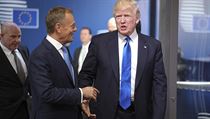 Americký prezident Donald Trump a šéf Evropské rady Donald Tusk. | na serveru Lidovky.cz | aktuální zprávy