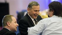Hejtman zlínského kraje Jiří Čunek (uprostřed), který kandiduje proti Pavlu... | na serveru Lidovky.cz | aktuální zprávy