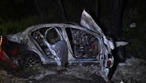 Ale ermk ve voze koda Octavia RS prorazil svodidla a narazil do stromu,...