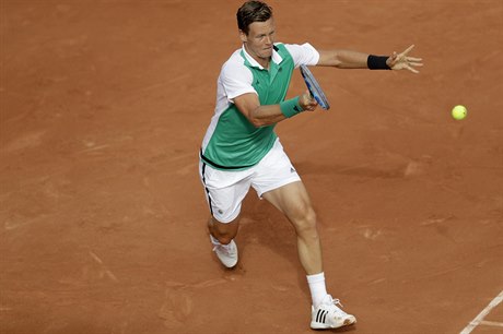 Tomá Berdych na French Open.