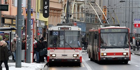 Páte ústecké MHD tvoí trolejbusy.