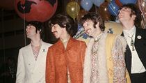 Beatles v roce 1967 (zleva): Paul McCartney, George Harrison, Ringo Starr a...