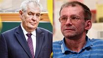 Prezident Miloš Zeman a předseda spolku Děti země Miroslav Patrik. | na serveru Lidovky.cz | aktuální zprávy