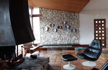 Vkendov chata francouzskho designra Maxima Olda, ji si navrhl na mru...