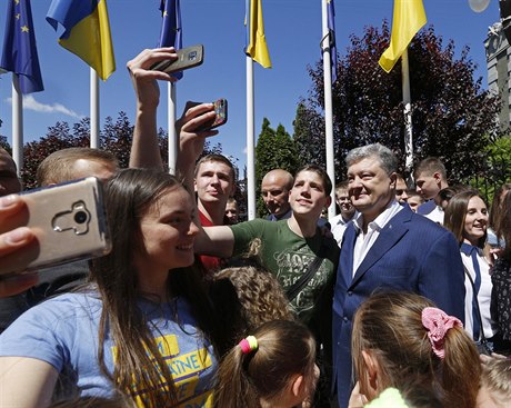Ukrajinský prezident Petro Poroshenko.