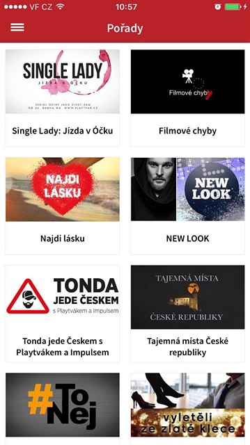 Náhled mobilní aplikace Playtvak.cz