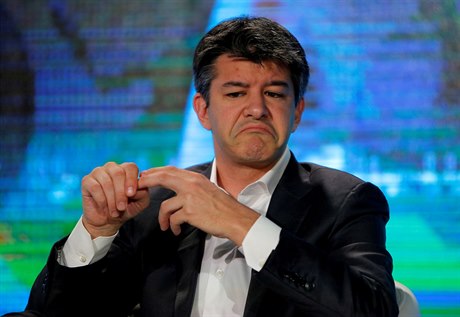 Spoluzakladatel a éf alternativní taxisluby Uber Travis Kalanick.