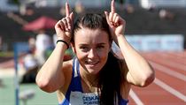 Nikola Bendová, která na atletickém MČR vyhrála v neděli dvoustovku. | na serveru Lidovky.cz | aktuální zprávy