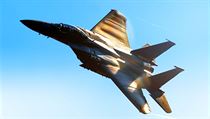 Bojový letoun F-15. Bojový letoun F-15.