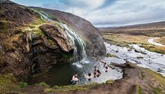 Termální vodopád Laugarvellir