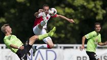 Přípravné fotbalové utkání SK Slavia Praha - FK Viktoria Žižko. Jasmin Ščuk ze... | na serveru Lidovky.cz | aktuální zprávy