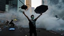 Takto se v Hongkongu protestovalo v roce 2014.