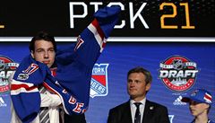Filip Chytil, volba prvního kola draftu NHL 2017 NY Rangers.