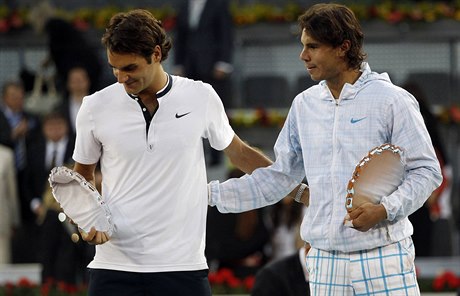 Roger Federer a Rafael Nadal.