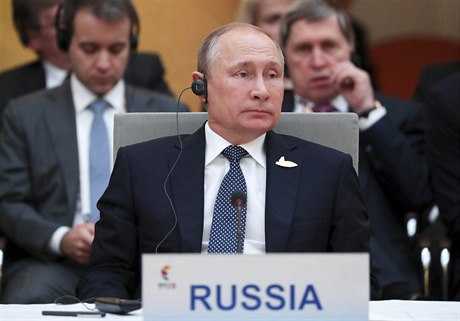 Ruský prezident Putin na jednání BRICS, které je souástí summitu G20 v...