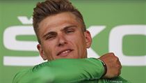 Němec Marcel Kittel v zeleném dresu pro nejlepšího spurtéra Tour de France 2017. | na serveru Lidovky.cz | aktuální zprávy