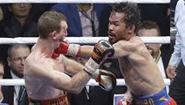 Manny Pacquiao zasahuje Jeffa Horna. | na serveru Lidovky.cz | aktuální zprávy