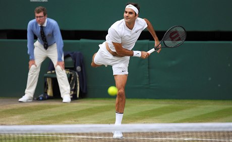 Wimbledon 2017: Roger Federer ve finále svého milovaného turnaje.
