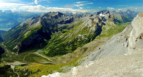 výcarské Alpy - ilustraní foto.