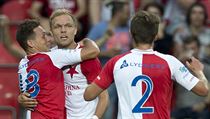Přípravné fotbalové utkání: SK Slavia Praha - OGC Nice. Útočník Slavie Mick Van... | na serveru Lidovky.cz | aktuální zprávy