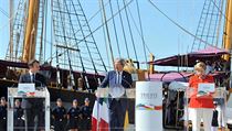 Francouzský prezident Macron, italský premiér Gentiloni a německá kancléřka... | na serveru Lidovky.cz | aktuální zprávy
