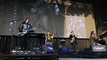 Koncert Birdy, kter se poprv objevila na festivalu Colours of Ostrava.